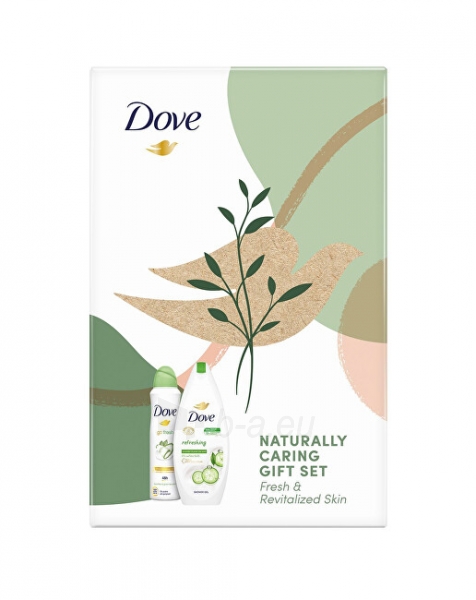 Dovanų rinkinys Dove Refreshing body care gift set paveikslėlis 1 iš 2