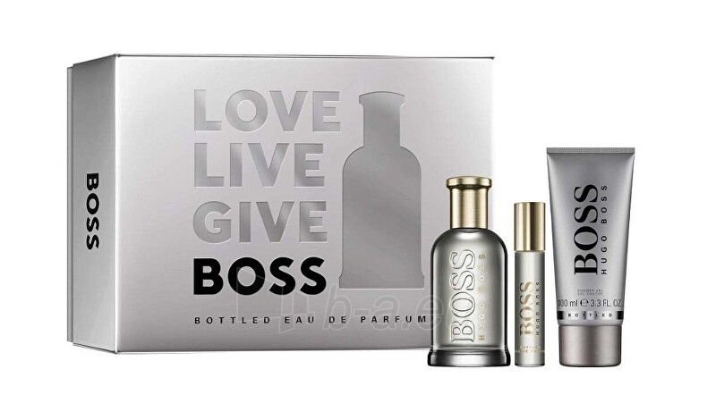 Gift set Hugo Boss Boss Bottled - EDP 100 ml + sprchový gel 100 ml + EDP 10 ml paveikslėlis 1 iš 2