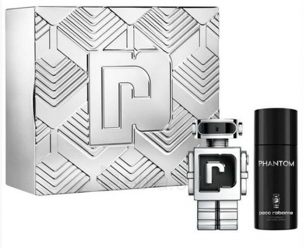 Gift set Paco Rabanne Phantom - EDT 100 ml + deodorant ve spreji 150 ml paveikslėlis 1 iš 2