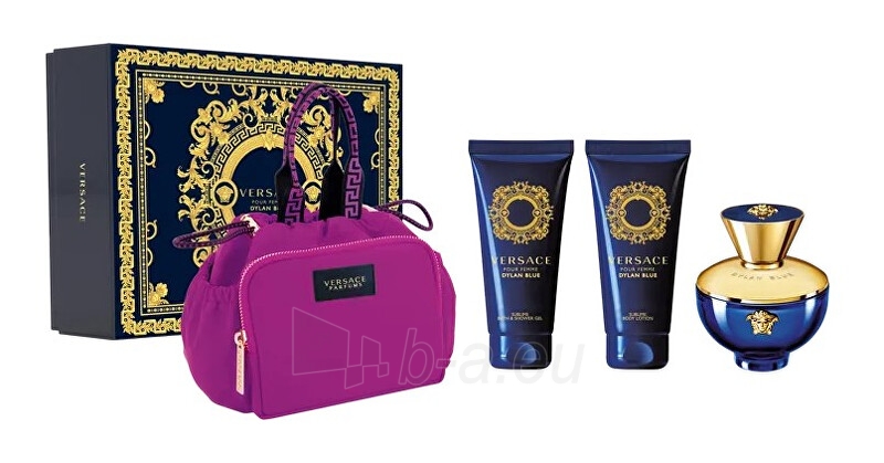 Dovanų rinkinys Versace Pour Femme Dylan Blue - EDP ​​100 ml + body lotion 100 ml + shower gel 100 ml + cosmetic bag paveikslėlis 1 iš 1