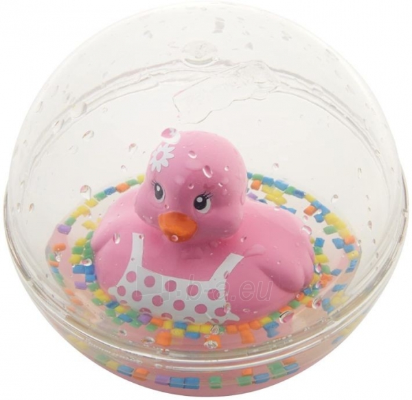 DRD82 / DVH21 Mattel Duckling Ball Pink Игрушка для купания FISHER-PRICE Веселая уточка paveikslėlis 3 iš 6