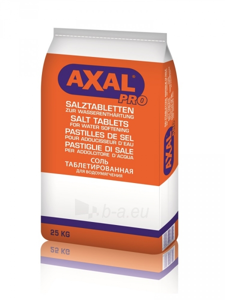 Druska Axal Pro vandens minkštinimo filtrams, 25 kg paveikslėlis 1 iš 1