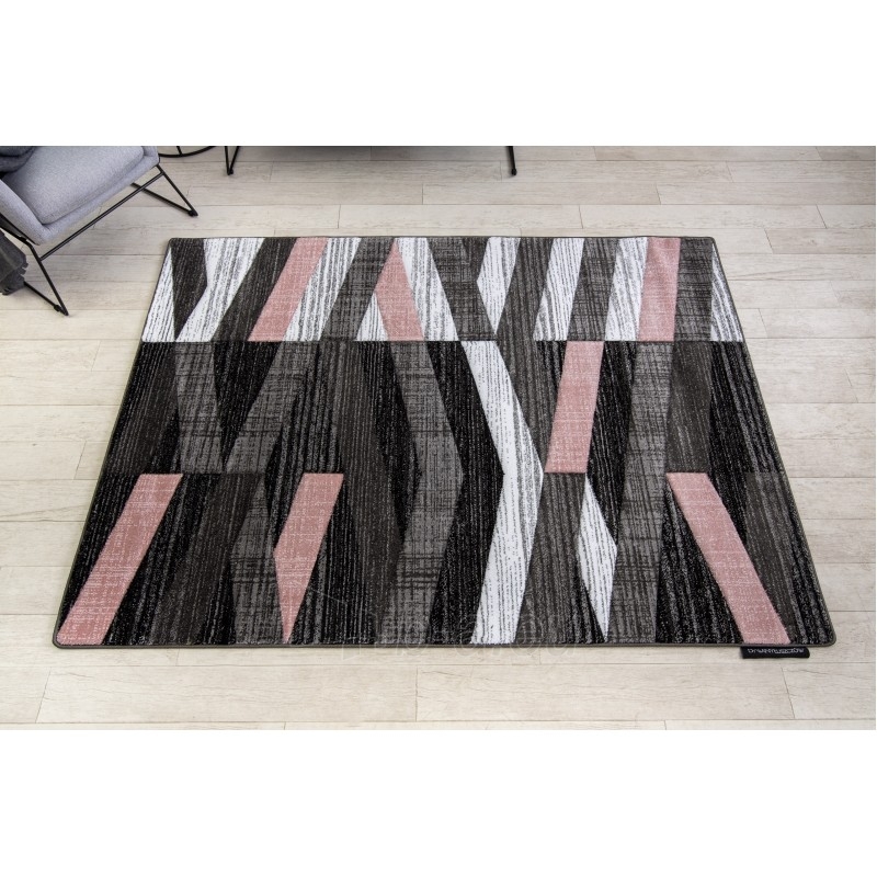 Dryžuotas kilimas su rožiniais akcentais ALTER Bax | 240x330 cm paveikslėlis 6 iš 16
