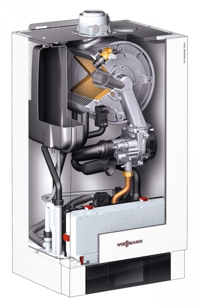 Dujinis kondensacinis katilas Viessmann Vitodens 200-W, 19 kW, vandens ruošimas atskirame šildytuve paveikslėlis 2 iš 3
