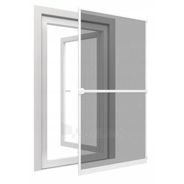 Durų tinklelis nuo uodų, 100 x 215, baltas paveikslėlis 1 iš 10