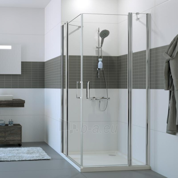 Shower enclosures HÜPPE Classics 2 90x120 matt silver FD paveikslėlis 1 iš 12