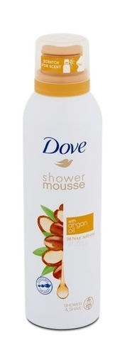 Shower foam Dove Shower Foam (Shower Mousse With Argan Oil ) 200 ml paveikslėlis 1 iš 1