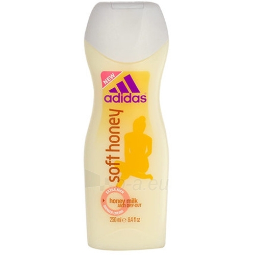 Dušo žele Adidas Cream shower gel 250 ml Soft Honey paveikslėlis 1 iš 1
