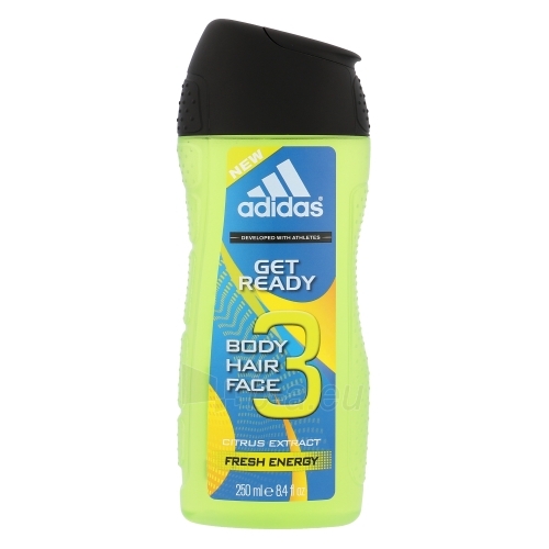 Dušo želė Adidas Get Ready! Shower gel 250ml paveikslėlis 1 iš 1