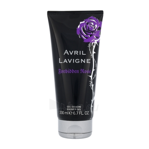Shower gel Avril Lavigne Forbidden Rose Shower gel 200ml paveikslėlis 1 iš 2
