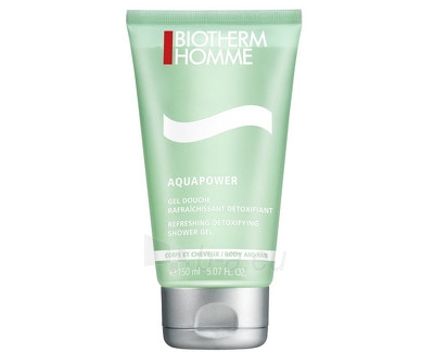 Dušo žele Biotherm Detoxifier shower gel for men Homme Aquapower (Refreshing Detoxifying Shower Gel) 150 ml paveikslėlis 1 iš 1