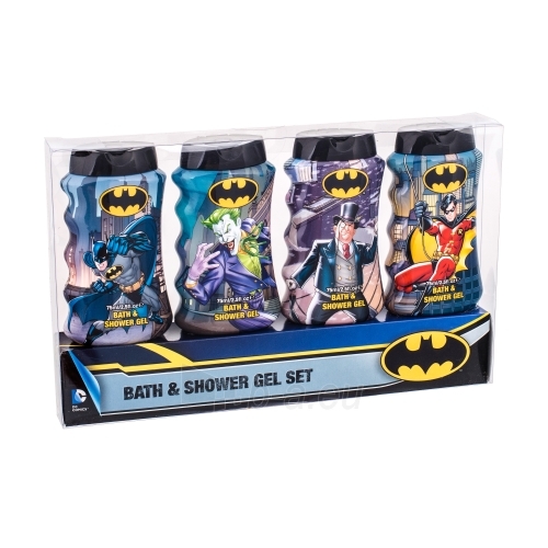 Shower gel DC Comics Batman Shower gel 4x75ml paveikslėlis 1 iš 1