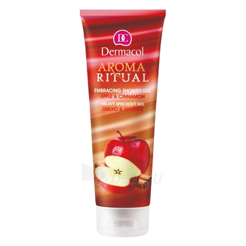 Dušo žele Dermacol Aroma Ritual Shower Gel Apple & Cinnamon Cosmetic 250ml paveikslėlis 1 iš 1