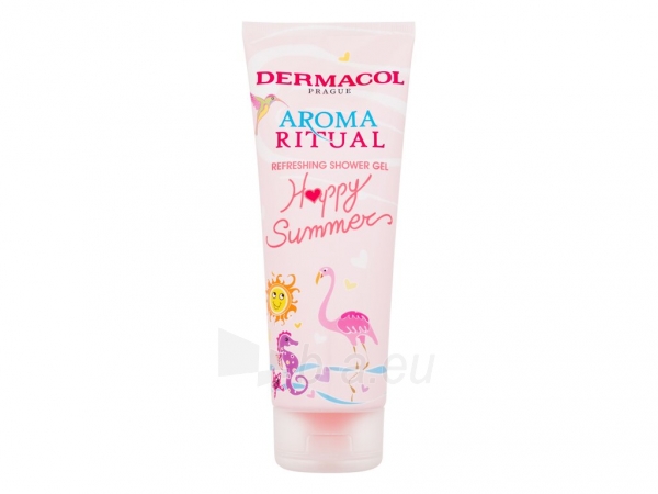 Dušo žele Dermacol Aroma Ritual Shower Gel Happy Summer Cosmetic 250ml paveikslėlis 1 iš 1