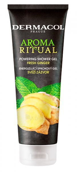 Dušas želeja Dermacol Shower gel Fresh ginger Aroma Ritual (Powering Shower Gel) 250 ml paveikslėlis 1 iš 1