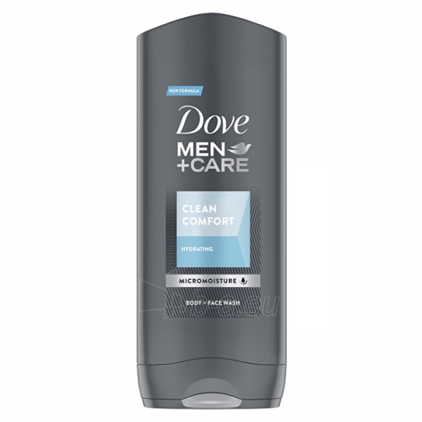 Dušo žele Dove Shower Gel Men + Care Clean Comfort (Body And Face Wash) - 400 ml paveikslėlis 1 iš 1