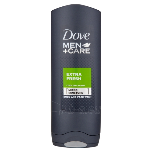 Dušo žele Dove Shower Gel Men + Care Extra Fresh (Body And Face Wash) - 250 ml paveikslėlis 1 iš 1