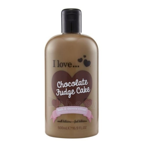 Dušo žele I Love (Chocolate Fudge Cake Bath & Shower Creme) Cream 500 ml paveikslėlis 1 iš 1