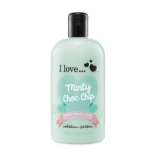 Dušo žele I Love (Minty Choc Chip Bath & Shower Cream) 500 ml paveikslėlis 1 iš 1