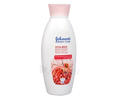 Dušo žele Johnson & Johnson Vita-Rich (Brightening Body Wash–With Pomegranate Extract) 400 ml paveikslėlis 1 iš 1