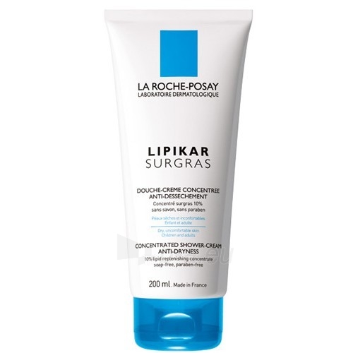 Dušo žele La Roche Posay Moisturizing shower gel for dry skin Lipikar Surgras - 200 ml paveikslėlis 1 iš 1
