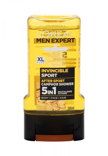 Shower gel L´Oréal Paris Men Expert Invincible Sport Shower Gel 300ml 5 in 1 paveikslėlis 1 iš 1