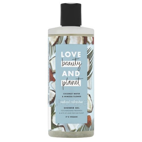 Shower gel Love Beauty and Planet (Radical Refresher Shower Gel) 500 ml paveikslėlis 1 iš 1