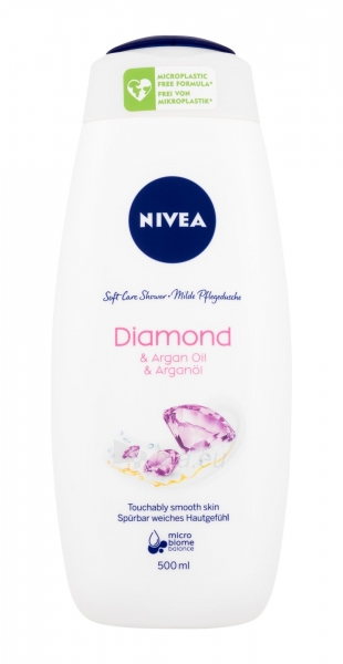 Dušo žele Nivea Care & Diamond Shower Gel Cosmetic 500ml paveikslėlis 1 iš 1