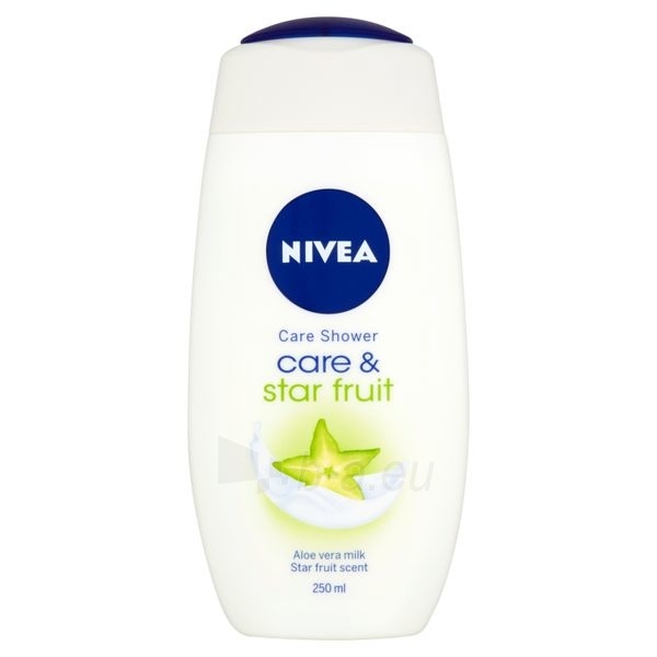 Dušo žele Nivea Care & Starfruit Shower Gel 250 ml paveikslėlis 1 iš 2