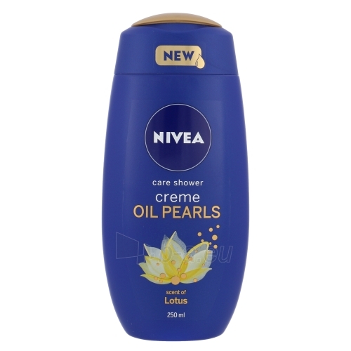 Dušo žele Nivea Creme Oil Pearls Shower Gel Lotus Cosmetic 250ml paveikslėlis 1 iš 1