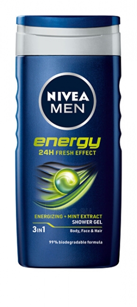 Dušas želeja Nivea Energy for Men 250 ml paveikslėlis 1 iš 5