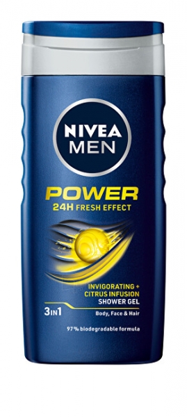 Shower gel Nivea Refresh for Men 250 ml paveikslėlis 1 iš 4