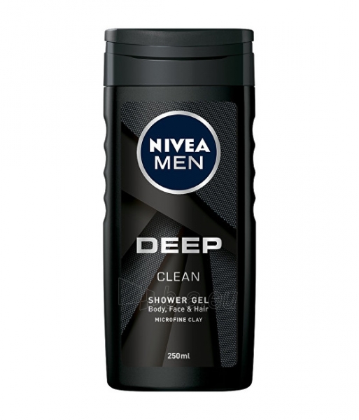 Dušo žele Nivea Shower Gel for Men Deep (Clean Shower Gel) 250 ml paveikslėlis 1 iš 10
