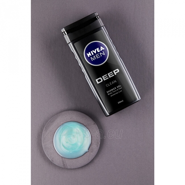 Dušo žele Nivea Shower Gel for Men Deep (Clean Shower Gel) 250 ml paveikslėlis 4 iš 10