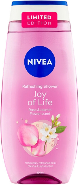 Dušo želė Nivea Shower gel Joy of Life (Refreshing Shower) - 250 ml paveikslėlis 1 iš 4