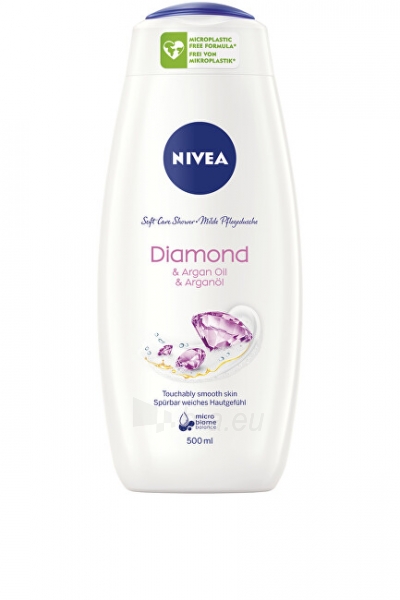 Dušo žele Nivea Shower gel with caring oil Touch Diamond 500 ml paveikslėlis 1 iš 3