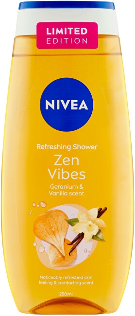 Dušas želeja Nivea Zen Vibes shower gel (Refreshing Shower) - 250 ml paveikslėlis 1 iš 4