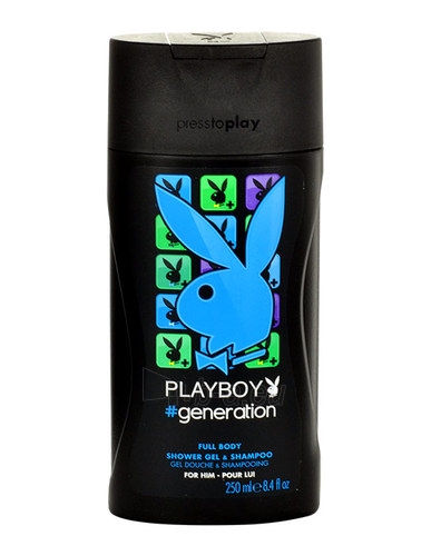 Dušo želė Playboy Generation For Him Shower gel for Men 250ml paveikslėlis 1 iš 1