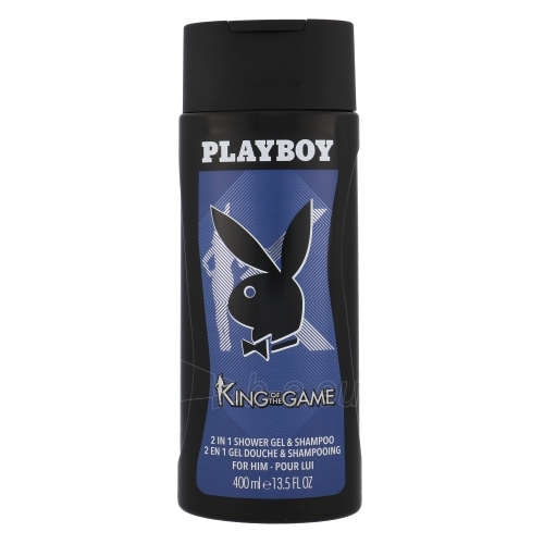 Dušo želė Playboy King of the Game Shower gel 400ml paveikslėlis 1 iš 1