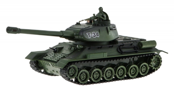 Dviejų nuotoliniu būdu valdomų tankų rinkinys „Tiger vs T34“ paveikslėlis 12 iš 15