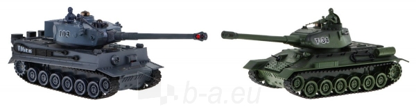 Dviejų nuotoliniu būdu valdomų tankų rinkinys „Tiger vs T34“ paveikslėlis 11 iš 15