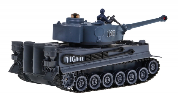 Dviejų nuotoliniu būdu valdomų tankų rinkinys Tiger vs T34 paveikslėlis 8 iš 15