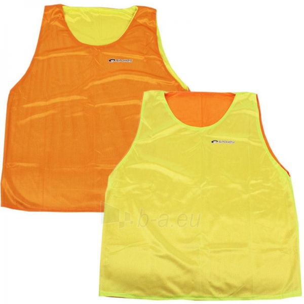 Dvipusiai treniruočių marškinėliai (skiriamieji ženklai) Shiny D geltona oranžinė L dydis paveikslėlis 1 iš 1