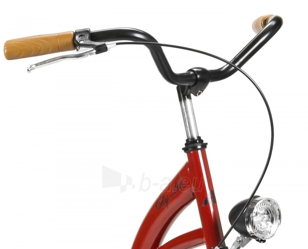 Miesto dviratis moterims AZIMUT City Lux 28 2021 bordo-brown paveikslėlis 5 iš 6
