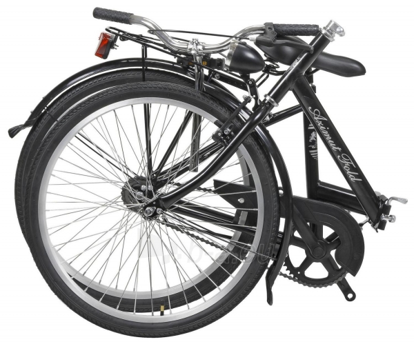 Sulankstomas dviratis AZIMUT Fold 24 2021 black paveikslėlis 2 iš 3