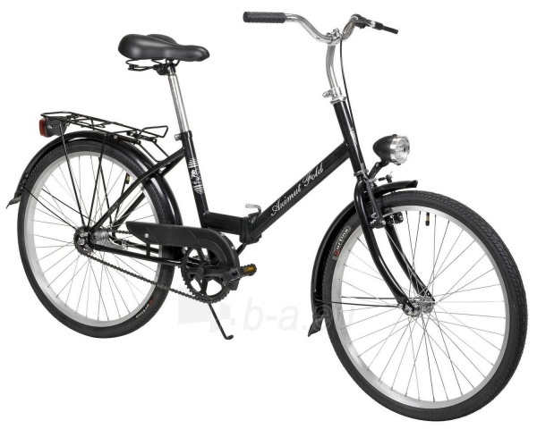 Sulankstomas dviratis AZIMUT Fold 24 2021 black paveikslėlis 3 iš 3
