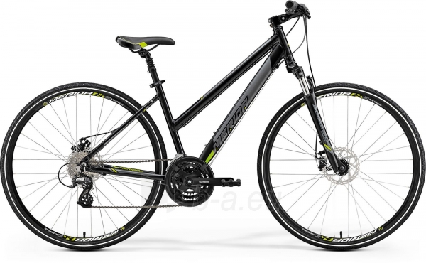 Velosipēds Merida CROSSWAY 15-MD Lady 2019 metallic black paveikslėlis 1 iš 1