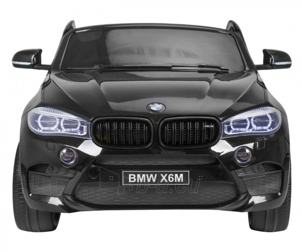 Dvivietis elektromobilis BMW X6 XXL, juodas paveikslėlis 16 iš 18