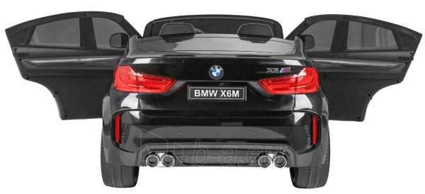 Dvivietis elektromobilis BMW X6 XXL, juodas paveikslėlis 8 iš 18