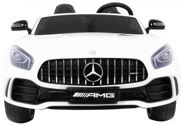 Dvivietis elektromobilis Mercedes-Benz GT R 4x4, baltas lakuotas paveikslėlis 15 iš 24